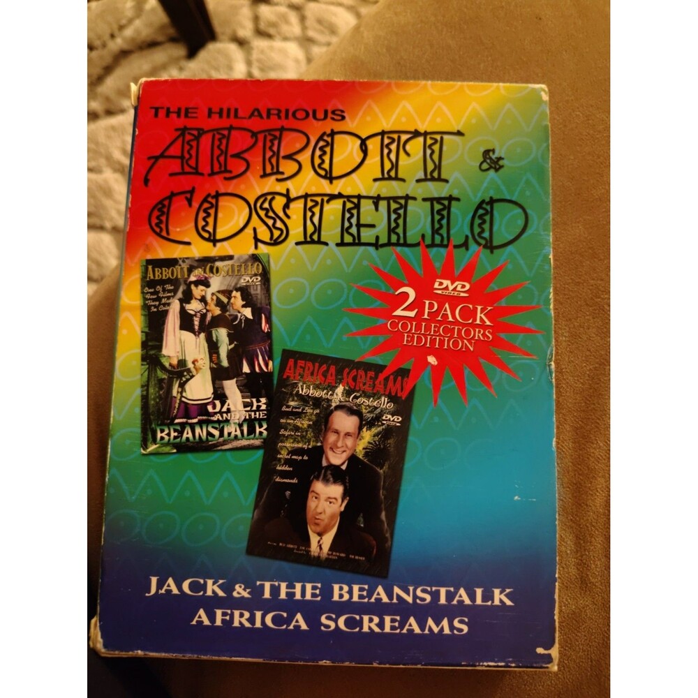 Abbott Costello - Africa Screams/Jack the Beanstalk (DVD, 1999, 2-Disc Set)